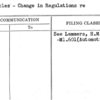 Vehicles - Change in Regulations re