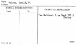 Velsey, Donald, W.
