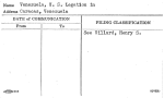 Venezuela, U.S. Legation in