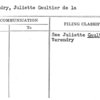 Verendry, Juliette Gaultier de la