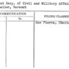 Vermont Secy. of Civil and Military Affairs