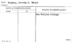 Vickery, Dorothy S. (Miss)