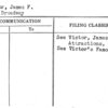 Victor, James F.