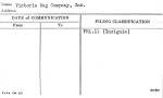 Victoria Bag Company, Inc.