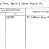 Victory Coat, Apron & Linen Supply Co.