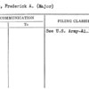 Vietor, Frederick A. (Major)