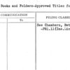 View Books and Folders-Approved Titles for