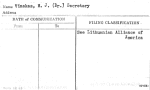 Vinakas, M.J. (Dr.) Secretary
