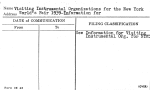 Visiting Instrumental Organizations for the New York World's Fair 1939-Information for
