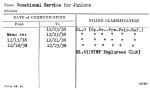 Vocational Service for Juniors