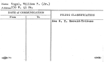 Vogel, William P. (Jr.)