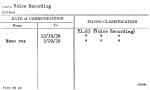 Voice Recording