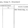 Volkmann, George F. (President)