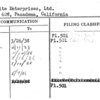 Volsonite Enterprises, Ltd.