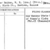 von der Heiden, W.H. (Mrs.) (Pres.) (Mrs. Nellie)