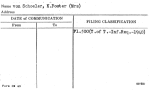 von Schoeler, K. Foster (Mrs)