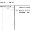 von Weinrich, F. (Miss)