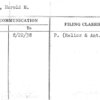 Voris, Harold M.