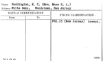 Waddington, E.C. (Mrs. Mary R.A.)