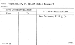 Wagenseller, D. (Plant Sales Manager)
