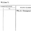 Wager, William T.