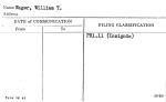 Wager, William T.