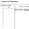 Wages - Operations Department