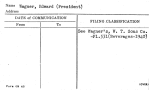 Wagner, Edward (President)