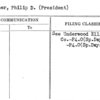 Wagoner, Philip D. (President)