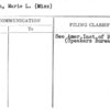 Waidman, Marie L. (Miss)