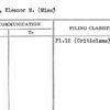 Walker, Eleanor M. (Miss)