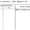 Walker, Laurence A. (Mrs. Margaret B.)