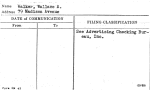 Walker, Wallace A.