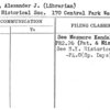 Wall, Alexander J. (Librarian)