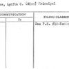 Wallace, Agnita C. (Miss) Principal
