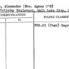 Wallace, Alexander (Mrs. Agnes O'B)