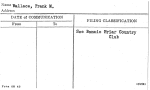 Wallace, Frank M.