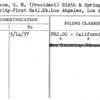 Wallace, G.M. (President) Sixth & Spring Streets, Security-First Natl. Bk. Los Angeles