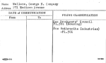 Wallace, George N. Company