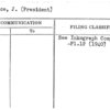 Wallace, J. (President)