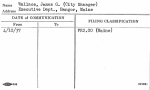 Wallace, James G. (City Manager)