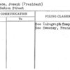 Wallace, Joseph (President)