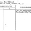 Wallace, Tom (Editor)