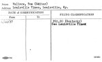 Wallace, Tom (Editor)