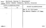 Wallbank, Stanley T. (President)