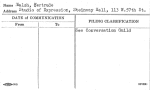 Walsh, Gertrude