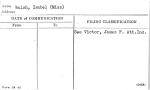 Walsh, Isabel (Miss)