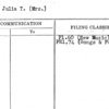 Walsh, Julia T. (Mrs.)