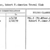 Walter, Robert F. -America Travel Club