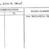 Walters, Alice M. (Miss)